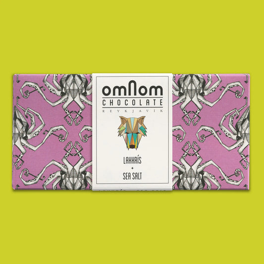 Lakkris and Sea Salt Chocolate Bar by OMNOM