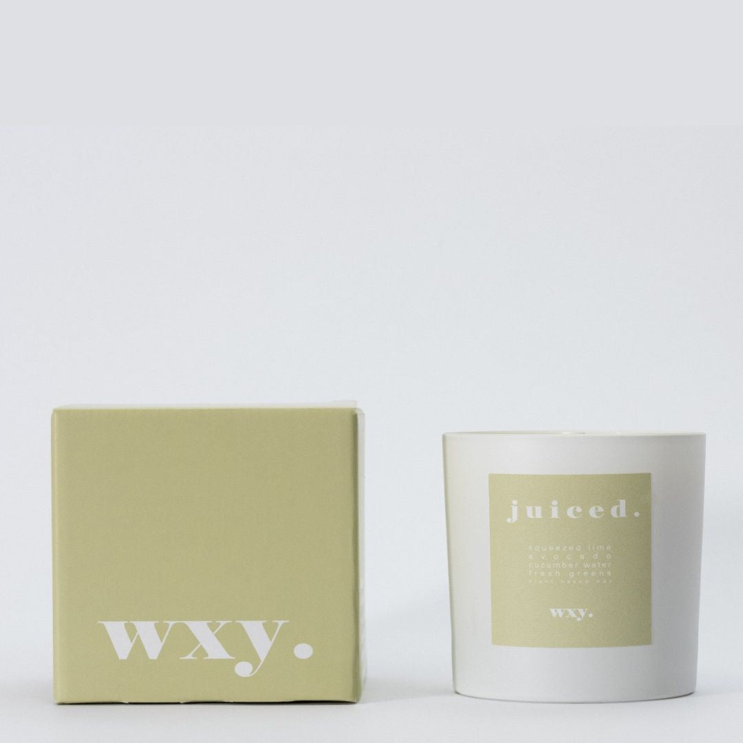 Lime Avocado + Cucumber Water Candle by Wxy.