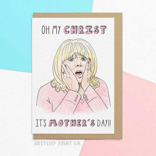 Oh My Christ! Card by Sketchy Design Co